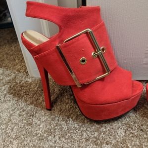 Red high heels